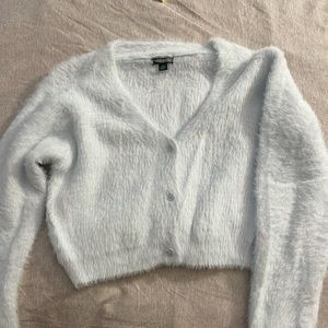 Trendy Button Up Sweater